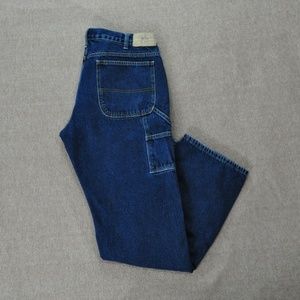 berkley jensen fleece lined carpenter denim jeans
